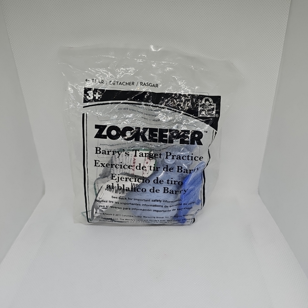 Barry's Target Practice Zookeeper Wendys 2011 - NEW